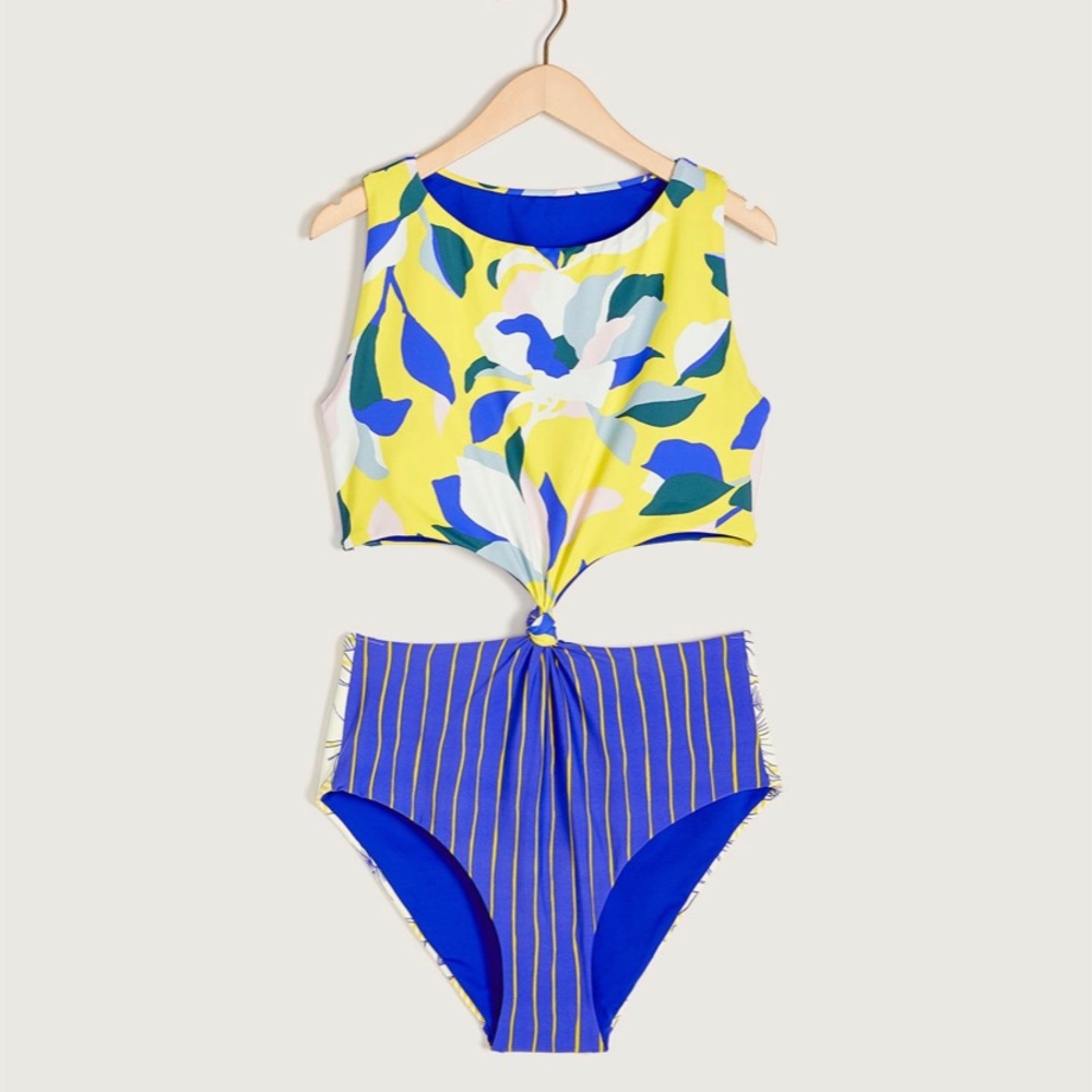 Twist Front Reversible Swimsuit - Maaji 3X fits 2x